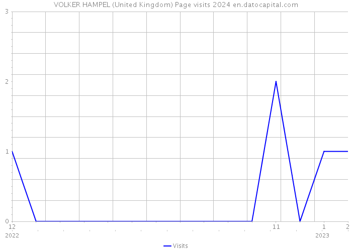 VOLKER HAMPEL (United Kingdom) Page visits 2024 