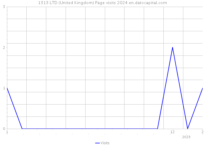 1313 LTD (United Kingdom) Page visits 2024 
