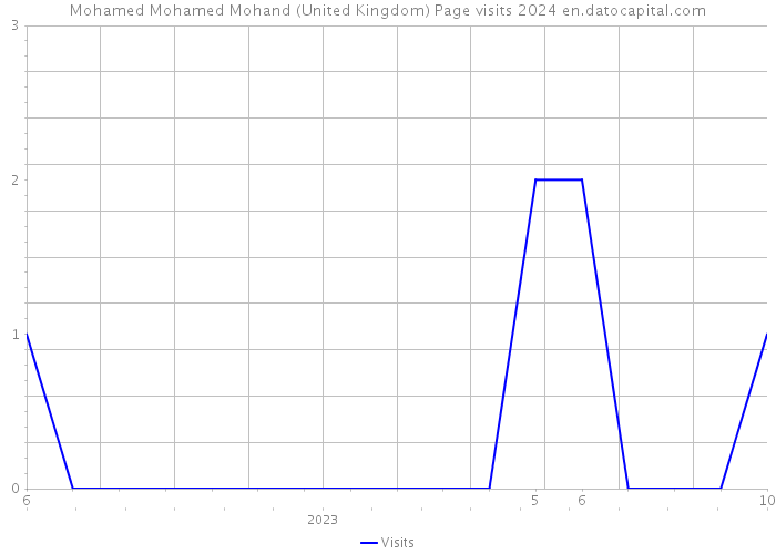 Mohamed Mohamed Mohand (United Kingdom) Page visits 2024 