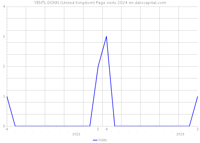 YENTL DONN (United Kingdom) Page visits 2024 