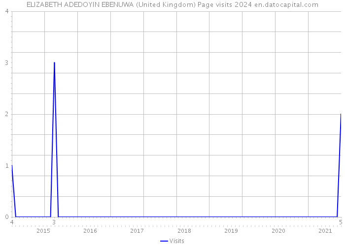 ELIZABETH ADEDOYIN EBENUWA (United Kingdom) Page visits 2024 