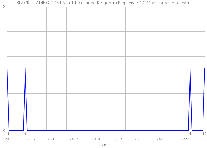 BLACK TRADING COMPANY LTD (United Kingdom) Page visits 2024 