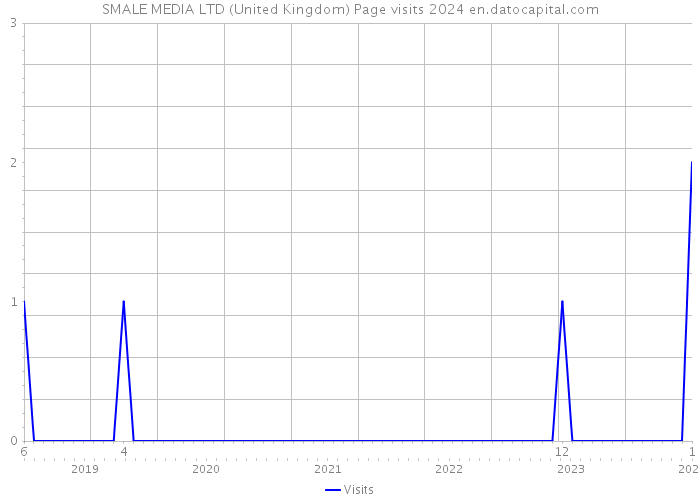 SMALE MEDIA LTD (United Kingdom) Page visits 2024 