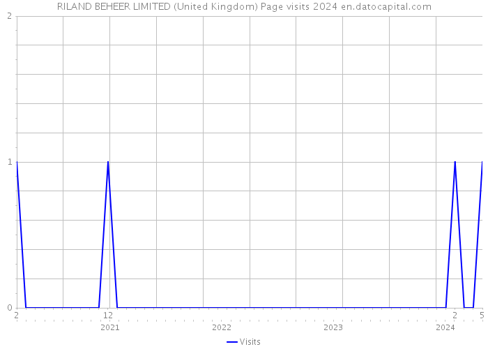 RILAND BEHEER LIMITED (United Kingdom) Page visits 2024 