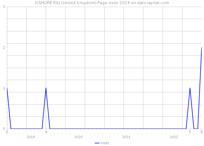 KISHORE RAJ (United Kingdom) Page visits 2024 