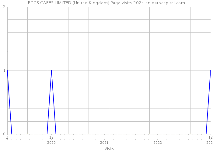 BCCS CAFES LIMITED (United Kingdom) Page visits 2024 