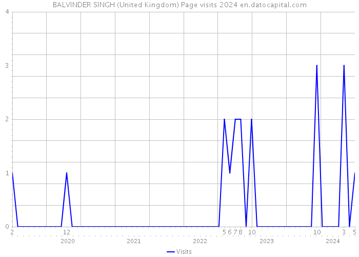 BALVINDER SINGH (United Kingdom) Page visits 2024 