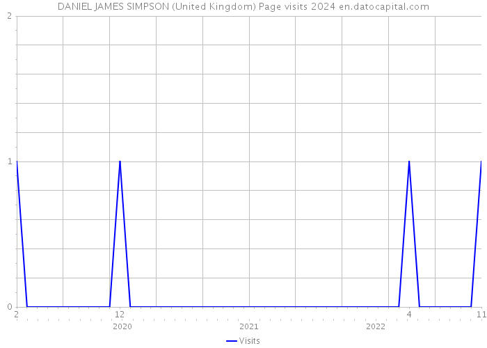 DANIEL JAMES SIMPSON (United Kingdom) Page visits 2024 