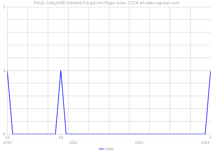 PAUL CALLAND (United Kingdom) Page visits 2024 