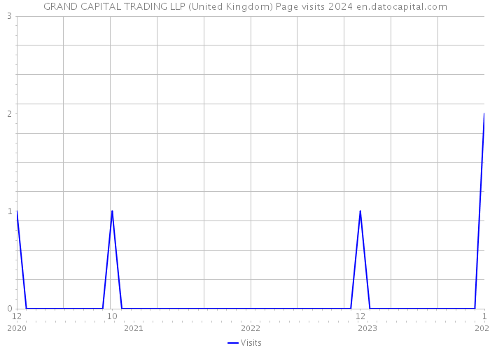 GRAND CAPITAL TRADING LLP (United Kingdom) Page visits 2024 