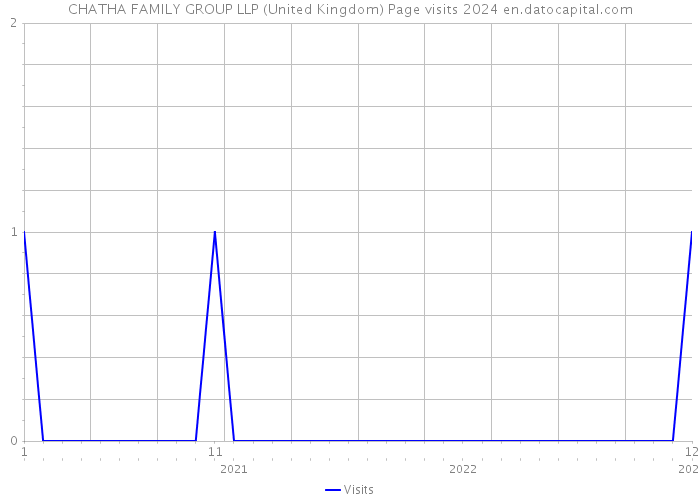 CHATHA FAMILY GROUP LLP (United Kingdom) Page visits 2024 