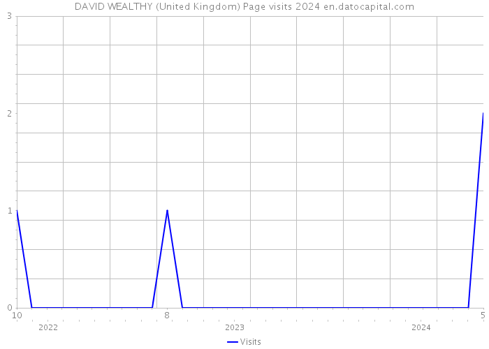 DAVID WEALTHY (United Kingdom) Page visits 2024 