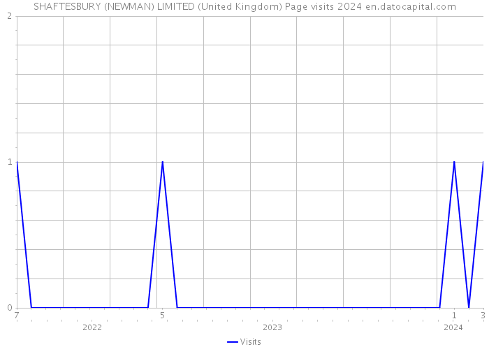 SHAFTESBURY (NEWMAN) LIMITED (United Kingdom) Page visits 2024 