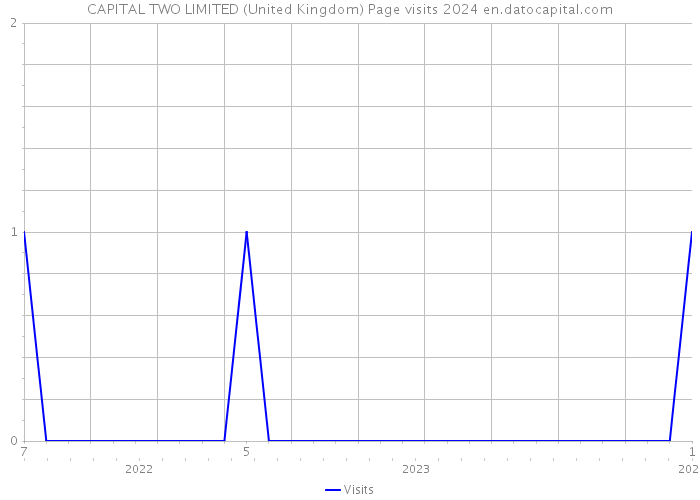 CAPITAL TWO LIMITED (United Kingdom) Page visits 2024 