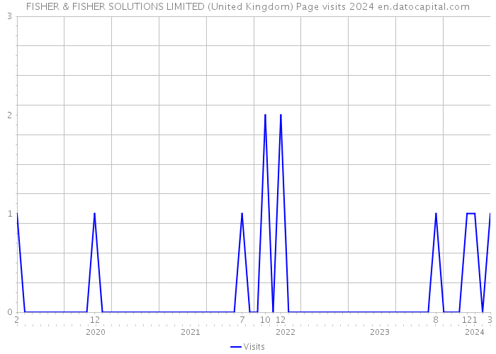 FISHER & FISHER SOLUTIONS LIMITED (United Kingdom) Page visits 2024 