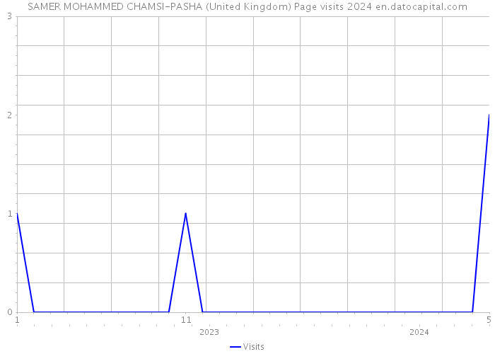 SAMER MOHAMMED CHAMSI-PASHA (United Kingdom) Page visits 2024 