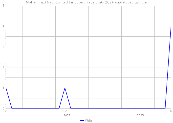 Mohammad Nabi (United Kingdom) Page visits 2024 