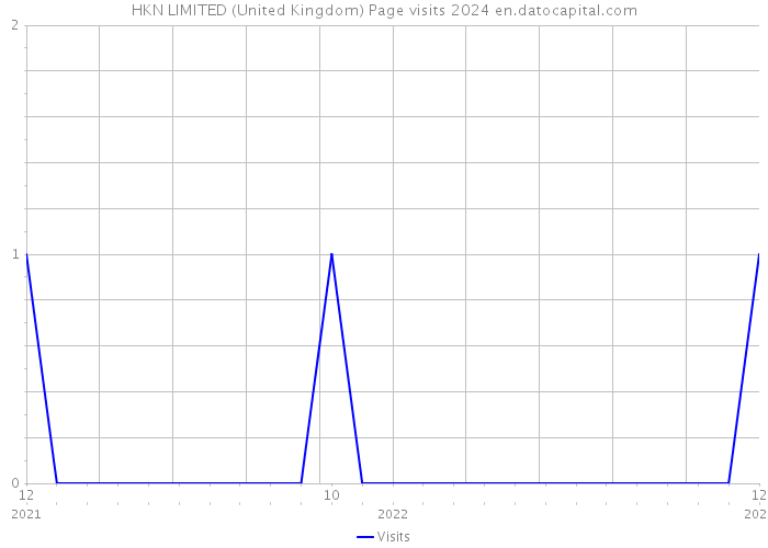 HKN LIMITED (United Kingdom) Page visits 2024 