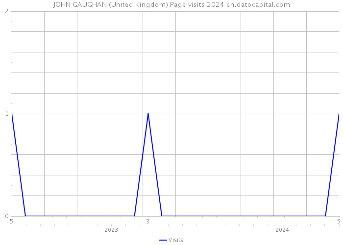 JOHN GAUGHAN (United Kingdom) Page visits 2024 
