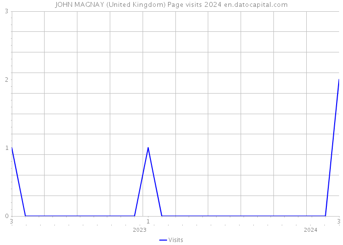 JOHN MAGNAY (United Kingdom) Page visits 2024 