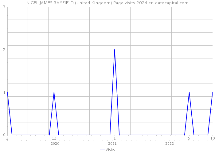 NIGEL JAMES RAYFIELD (United Kingdom) Page visits 2024 