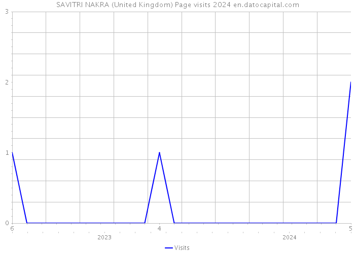 SAVITRI NAKRA (United Kingdom) Page visits 2024 