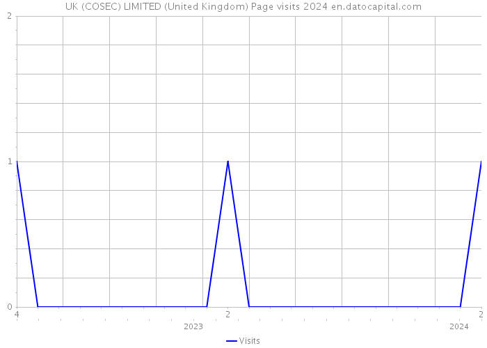 UK (COSEC) LIMITED (United Kingdom) Page visits 2024 