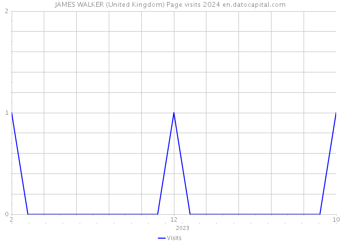 JAMES WALKER (United Kingdom) Page visits 2024 