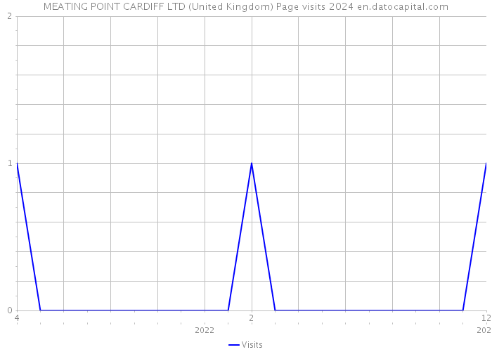 MEATING POINT CARDIFF LTD (United Kingdom) Page visits 2024 