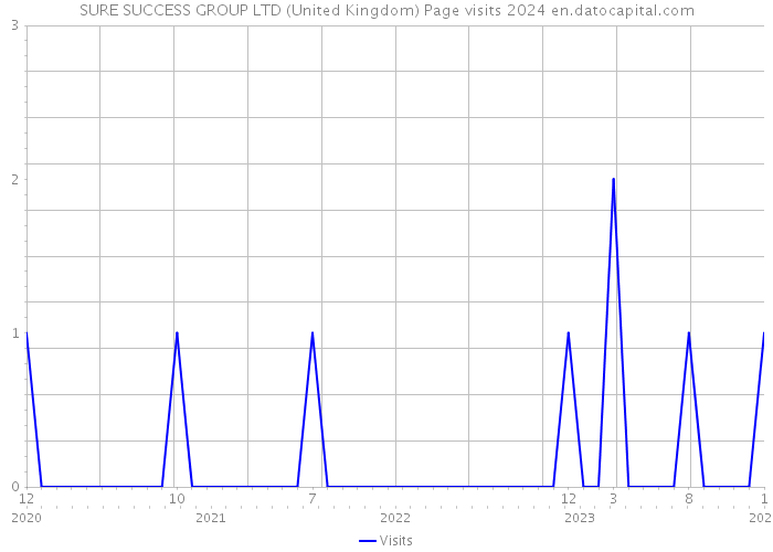 SURE SUCCESS GROUP LTD (United Kingdom) Page visits 2024 