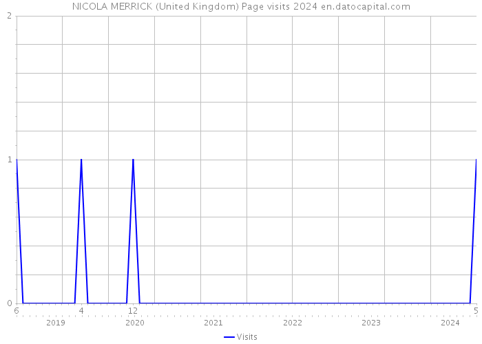 NICOLA MERRICK (United Kingdom) Page visits 2024 