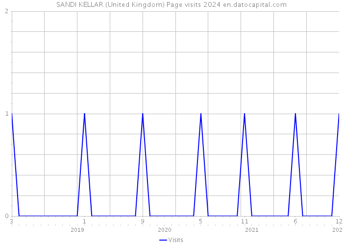 SANDI KELLAR (United Kingdom) Page visits 2024 