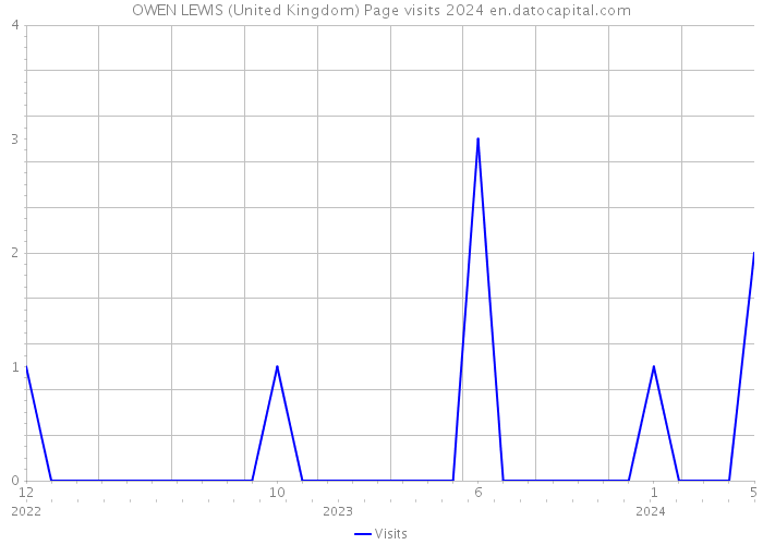 OWEN LEWIS (United Kingdom) Page visits 2024 