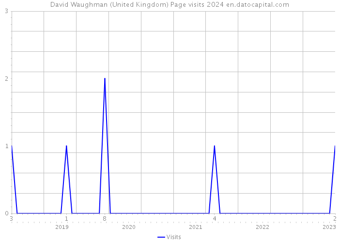 David Waughman (United Kingdom) Page visits 2024 