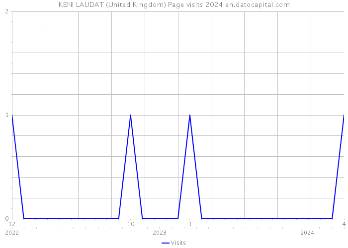 KENI LAUDAT (United Kingdom) Page visits 2024 