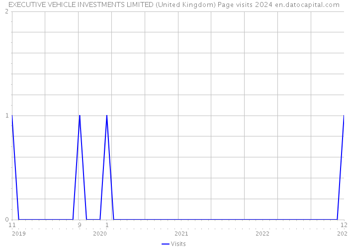 EXECUTIVE VEHICLE INVESTMENTS LIMITED (United Kingdom) Page visits 2024 
