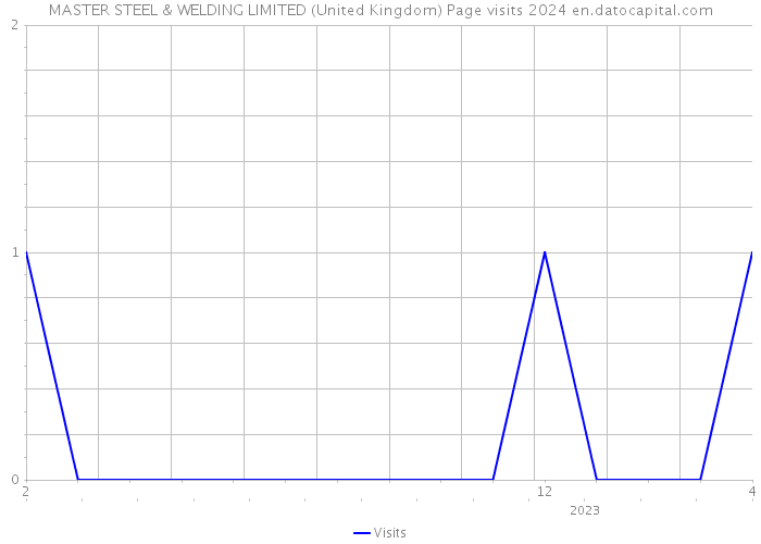 MASTER STEEL & WELDING LIMITED (United Kingdom) Page visits 2024 