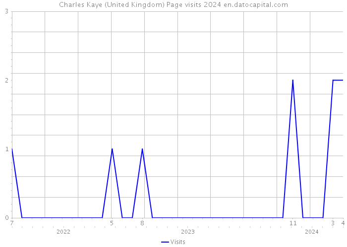 Charles Kaye (United Kingdom) Page visits 2024 