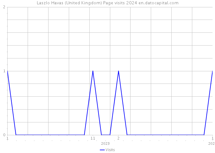 Laszlo Havas (United Kingdom) Page visits 2024 