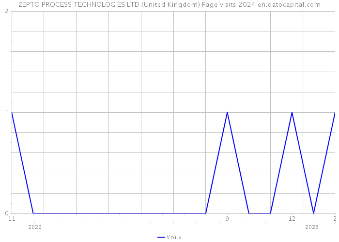 ZEPTO PROCESS TECHNOLOGIES LTD (United Kingdom) Page visits 2024 