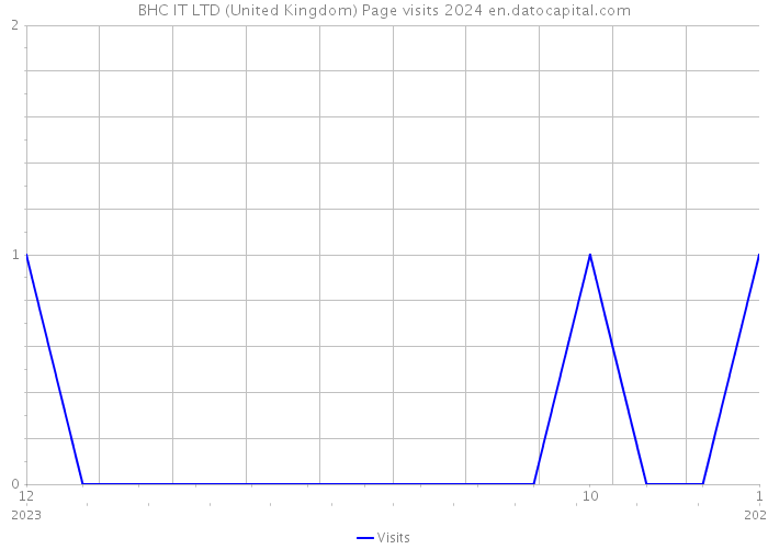 BHC IT LTD (United Kingdom) Page visits 2024 