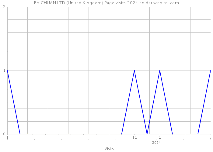 BAICHUAN LTD (United Kingdom) Page visits 2024 