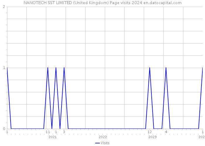 NANOTECH SST LIMITED (United Kingdom) Page visits 2024 