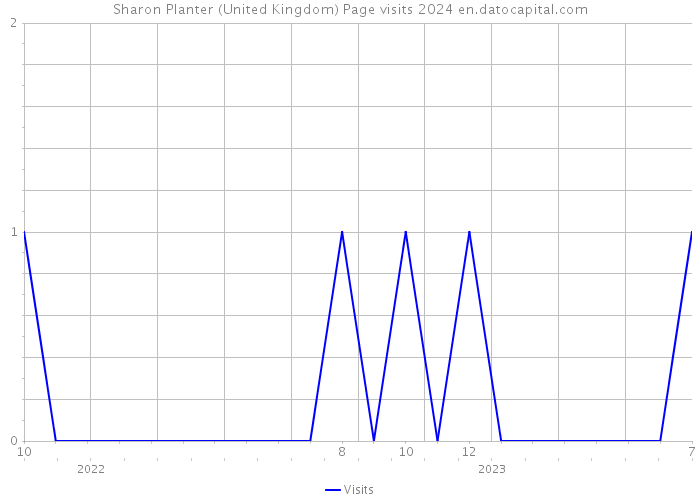 Sharon Planter (United Kingdom) Page visits 2024 