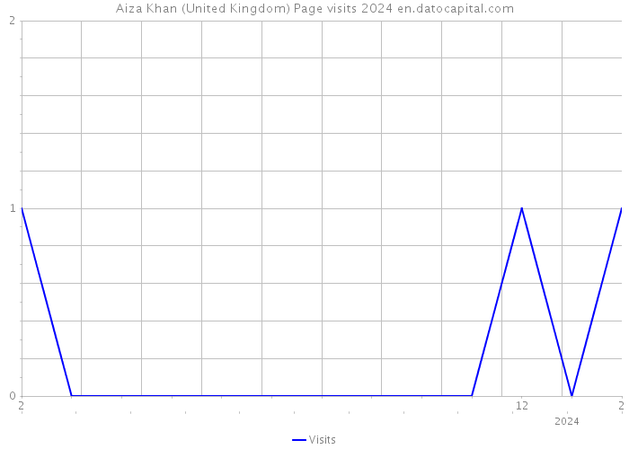 Aiza Khan (United Kingdom) Page visits 2024 