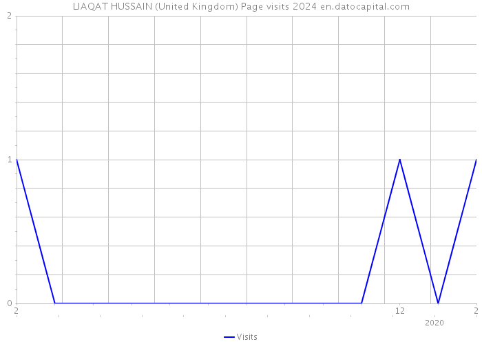 LIAQAT HUSSAIN (United Kingdom) Page visits 2024 