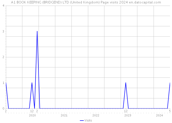 A1 BOOK KEEPING (BRIDGEND) LTD (United Kingdom) Page visits 2024 