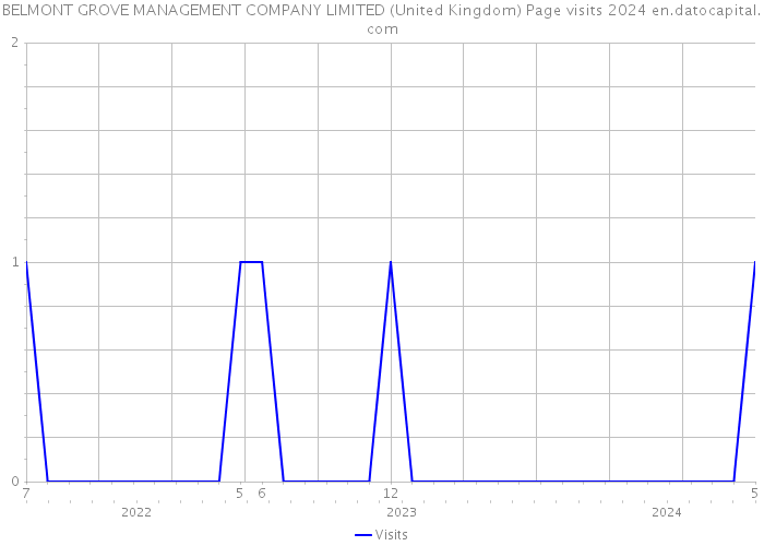 BELMONT GROVE MANAGEMENT COMPANY LIMITED (United Kingdom) Page visits 2024 