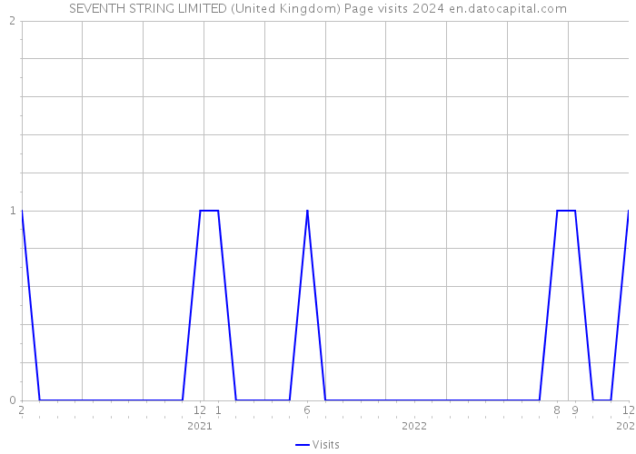 SEVENTH STRING LIMITED (United Kingdom) Page visits 2024 
