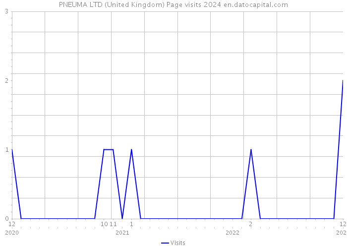 PNEUMA LTD (United Kingdom) Page visits 2024 